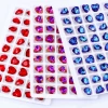 Factory direct sales of K9 high top diamond heart-shaped water diamond diy jewelry accessories, heart tip bottom diamond, nail sticker diamond Item Picture